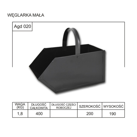 Węglarka   mała malowana